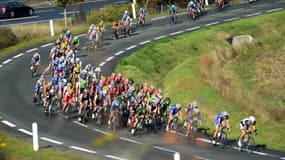 Illustration peloton cyclisme