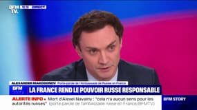 Mort d'Alexeï Navalny: "La mort d'un citoyen russe en Russie est purement une affaire intérieure", pour le porte-parole de l'ambassade de Russie en France