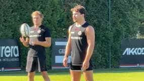 Antoine Dupont de retour à l'entraînement du Stade Toulousain, le 7 octobre 2025