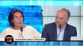 Alessandra Sublet sur Laeticia Hallyday: "Elle fait son deuil difficilement"