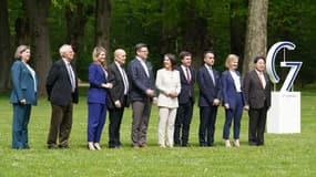 La photo de famille du G7, lors de son ouverture vendredi 13 mai 2022 à Stuttgart, en Allemagne