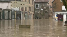 Les images des inondations dans le Doubs et le Jura