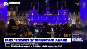 Paris: des familles ont passé la nuit devant l'Hôtel de Ville