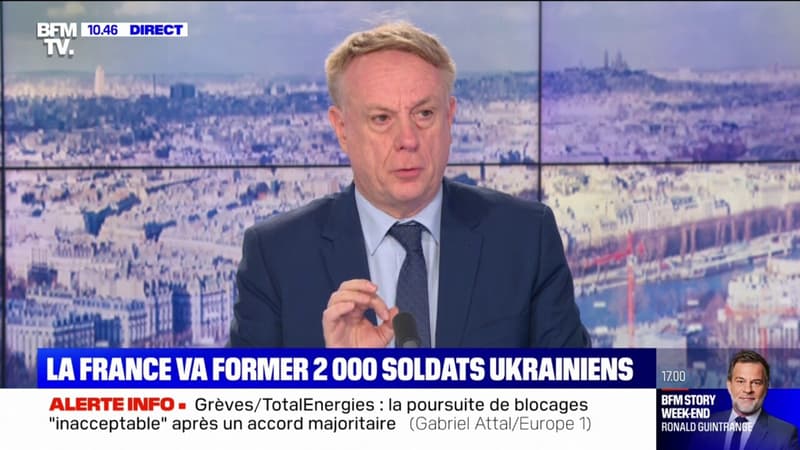 Guerre en Ukraine: 2000 soldats ukrainiens vont être formés en France