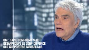 OM : Tapie comprend mais désapprouve le coup de force des supporters 