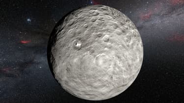 Vue d'artiste de la planète Cérès
