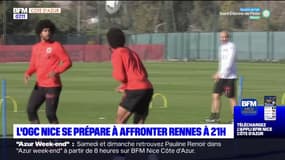 L'OGC Nice se prépare à affronter Rennes