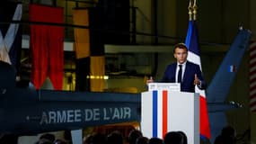 Emmanuel Macron à Toulon le 9 novembre 2022. 