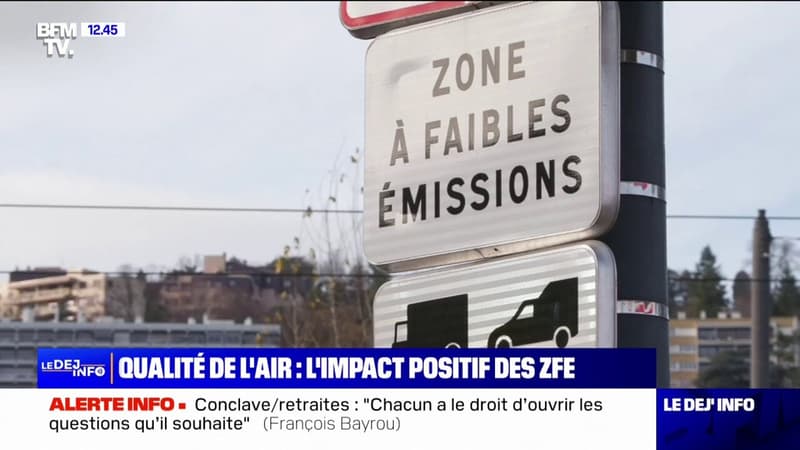 Zones à faibles émissions: selon Air Parif, le respect de ces restrictions de circulation entraînerait une diminution de 14 % d'émissions d'oxydes d'azote