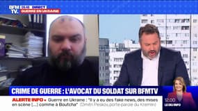 "Sans aucun doute, c'est un procès très difficile du point de vue moral": l'avocat d'un militaire russe s'exprime sur BFMTV