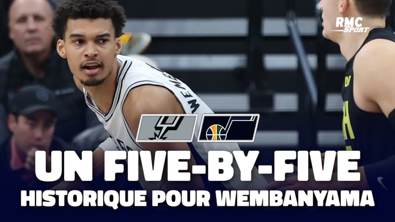 NBA : Une perf XXL pour Wembanyama avec un "five-by-five"