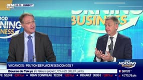 François Asselin, Président de la CPME (Confédération des petites et moyennes entreprises): Sur le décalage des vacances scolaires, "si vous êtes absent un mois, (une) entreprise ne peut pas redémarrer"