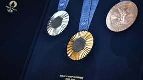 Les médailles olympiques de Paris 2024.