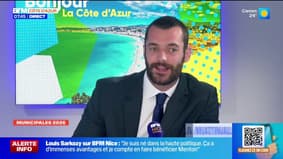 Louis Sarkozy, candidat à la mairie de Menton : "je ne souhaite pas perdre une seule minute aux querelles du passé"