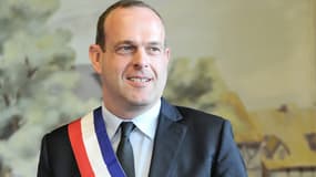 Steeve Briois lors de son élection officielle à Hénin-Beaumont, le 30 mars 2014.