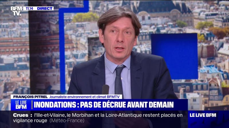 1 degré supplémentaire, c'est 7% d'humidité en plus dans l'atmosphère: notre journaliste François Pitrel souligne le lien entre réchauffement du climat et hausse des précipitations en France