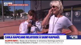 "Je suis émue": Carla Rapicano, championne du monde de paranatation adaptée, réagit après avoir porté la flamme