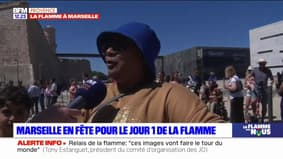 Marseille: de nombreux curieux venus apercevoir le relais de la flamme olympique