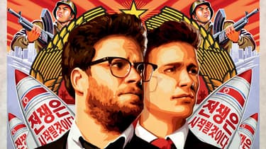 Affiche de "L'Interview qui tue" de Seth Rogen et Evan Goldberg.