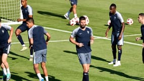 Les Bleus à l'entraînement