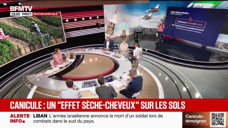 LES ÉCLAIREURS - Avec les fortes chaleurs qui touchent une partie de la France, qu'est-ce que l'effet "sèche-cheveux" sur les sols ?
