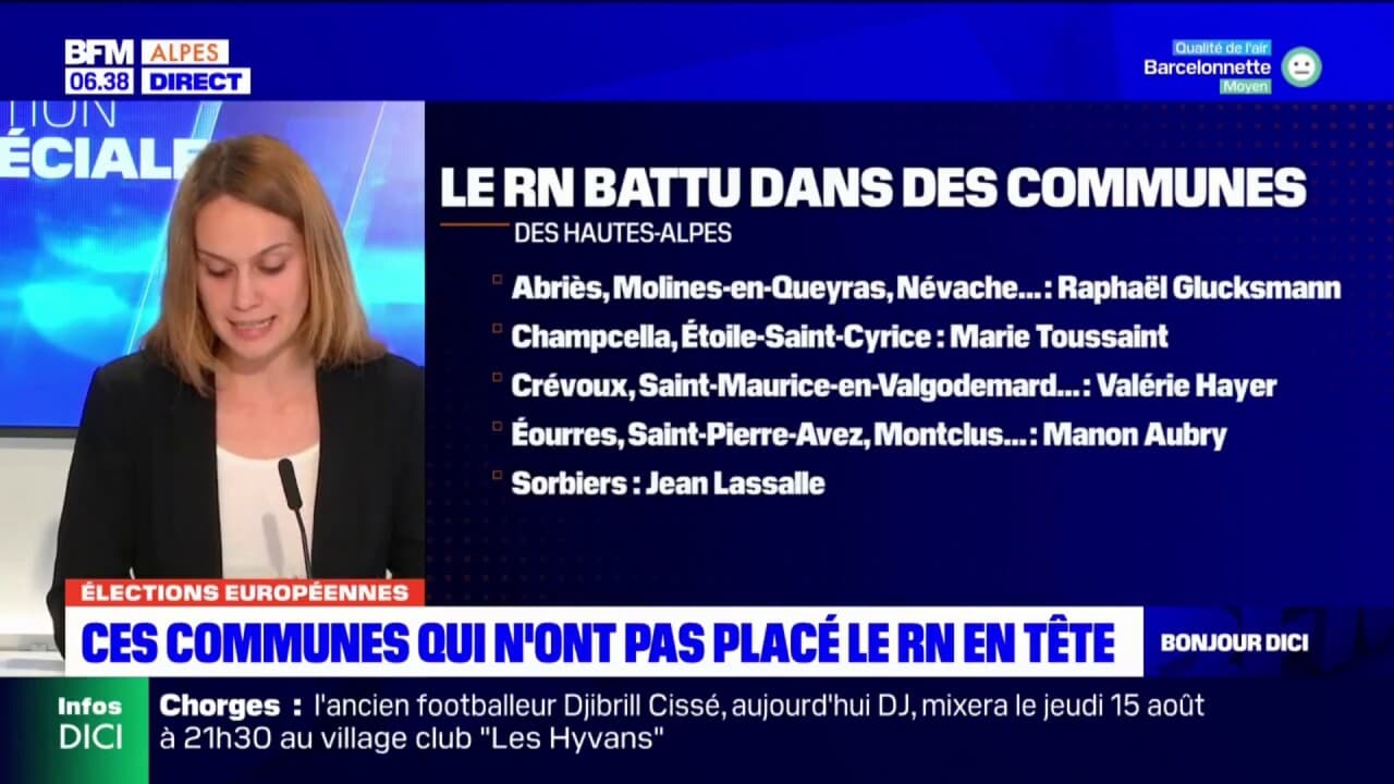 Élections européennes ces communes des Alpes du Sud qui n'ont pas