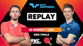 Un match fou pour place en finale à Lagos entre de Nodrest et Lind (WTT Contender)