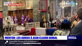 Menton: près d'un millier de personnes aux obsèques du maire Jean-Claude Guibal