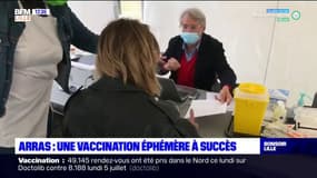 Arras: le centre de vaccination éphémère victime de son succès