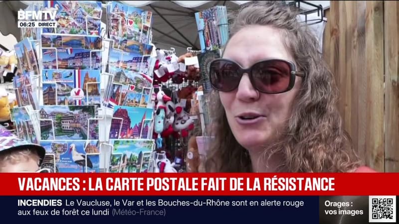 Pendant les vacances, la carte postale garde la cote