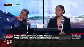 Yanel, 11 ans, raconte sa demi-finale aux côtés de Macron et des Bleus sur RMC
