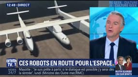 Un avion gigantesque et des robots en route pour coloniser l'espace