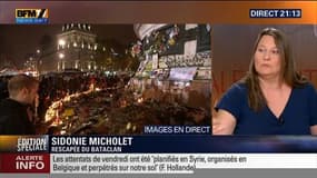 Attaque à Paris: Sidonie Micholet a cru que "les bruits de pétards" faisaient partie du spectacle