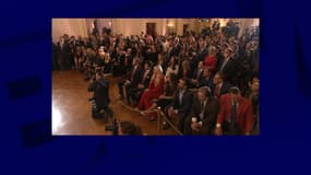 East Room de la Maison Blanche dans la nuit de mardi à mercredi