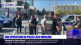 Nice: une opération de police dans le quartier des Moulins, une personne interpellée