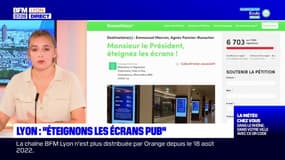 Lyon: "éteignons les écrans pub"