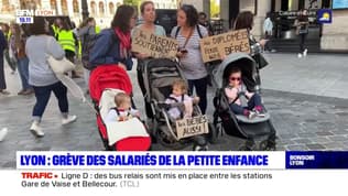 Lyon : grève des salariés de la petite enfance