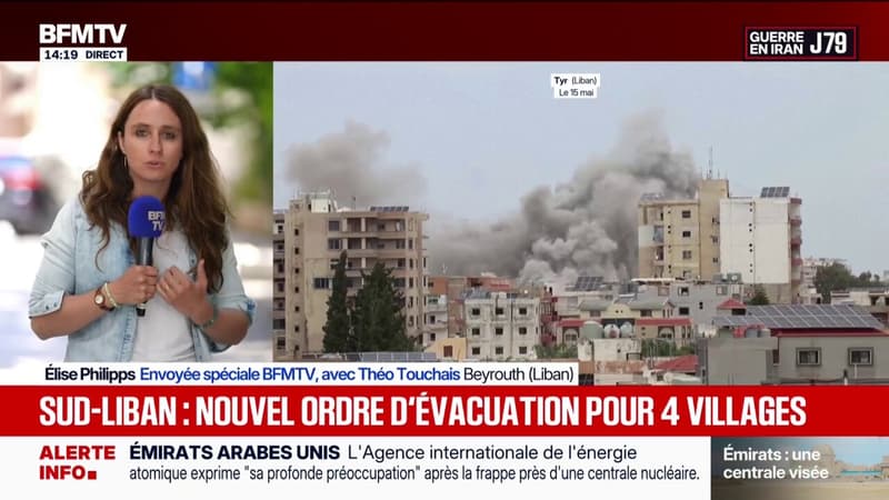 Liban: Tsahal ordonne l'évacuation de quatre nouveaux villages