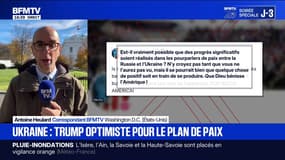 Plan de paix pour l'Ukraine: sur son réseau social, Donald Trump a déclaré "que quelque chose de positif est en train de se produire"