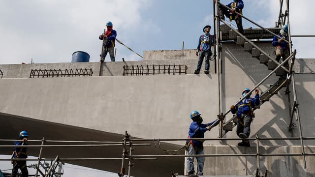La Chine va envoyer 6.000 ouvriers en Israël pour répondre à une pénurie de main d’œuvre dans le secteur du BTP. (image d'illustration)