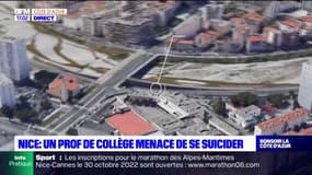 Nice: un professeur de collège menace de se suicider