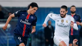 Edinson Cavani (PSG) et Isco (Real Madrid)