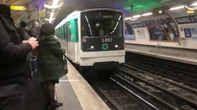 Le métro parisien (illustration)