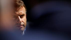 Le président Emmanuel Macron le 22 septembre 2022 à Saint-Nazaire