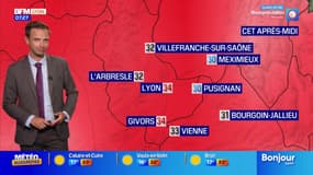 Météo Rhône: du soleil attendu ce jeudi, jusqu'à 34°C à Lyon