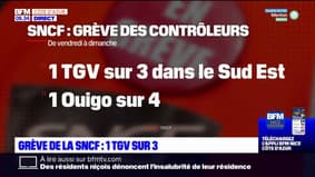 Grève à la SNCF: des perturbations à prévoir dans le Sud Est de vendredi à dimanche