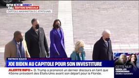 Joe Biden et Kamala Harris arrivent au Capitole pour leur investiture