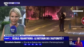 Émeutes: "Tous les stigmates ne sont pas encore effacés", pour Stéphanie Von Euw, maire "Libres!" de Pontoise (Val-d'Oise)