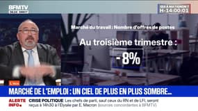 BFM Éco : Marché de l'emploi, un ciel de plus en plus sombre... - 10/10