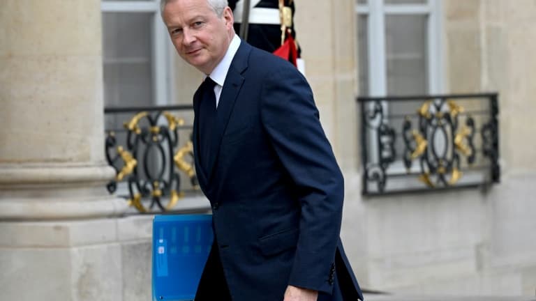 Le ministre de l'Economie Bruno Le Maire, le 1er juillet 2022 au palais de l'Elysée, à Paris